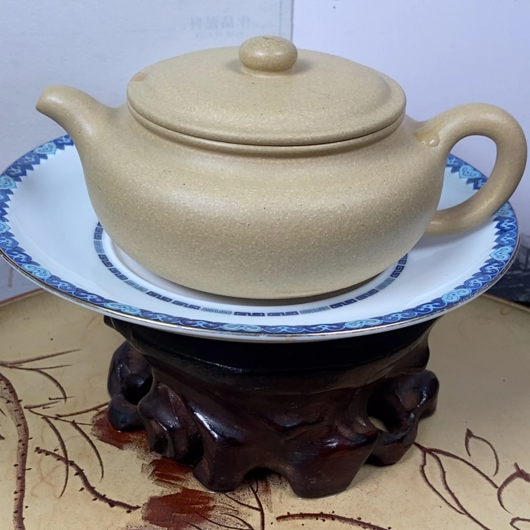 紫砂茶壶大水潭本绿230