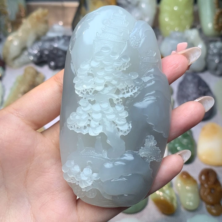 和田玉挂件未镶嵌J***?