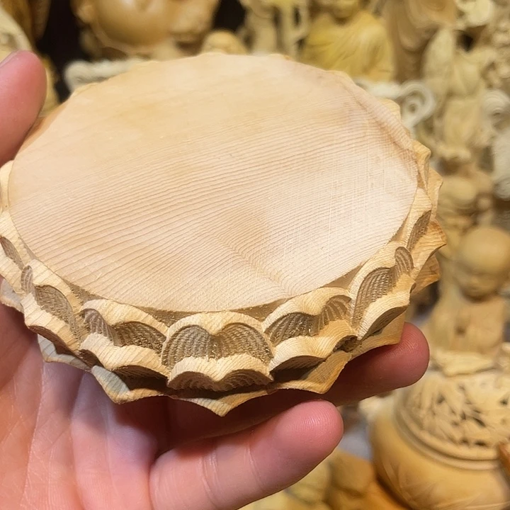 黄杨木瑕疵莲花座