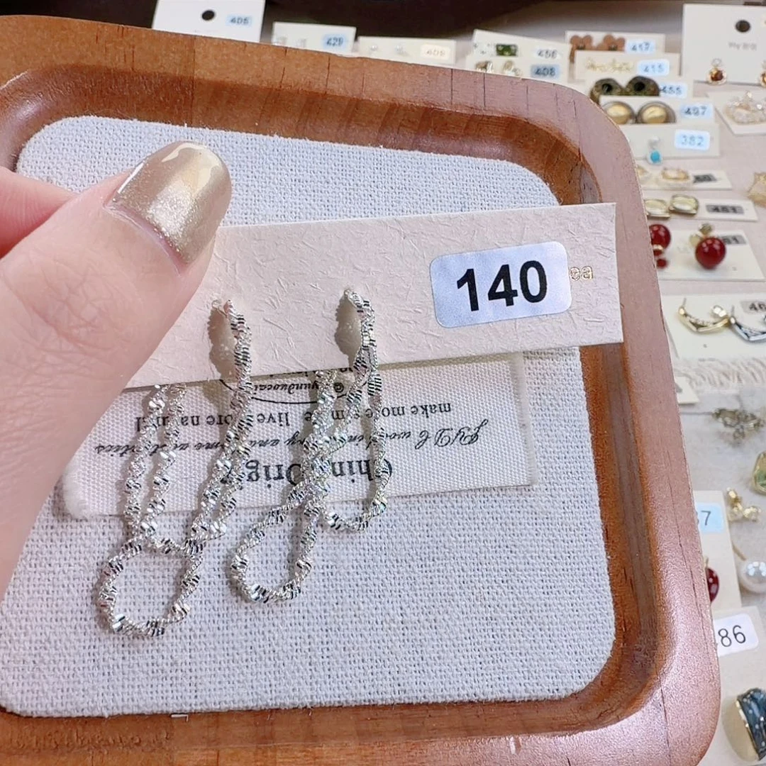 仿珍珠铜合金925银耳钉