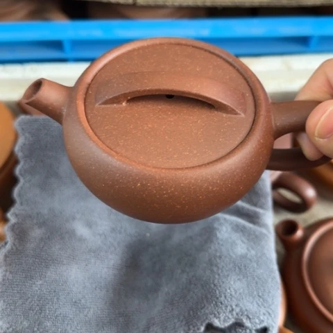 紫砂茶壶ᝰ****深井紫泥180cc