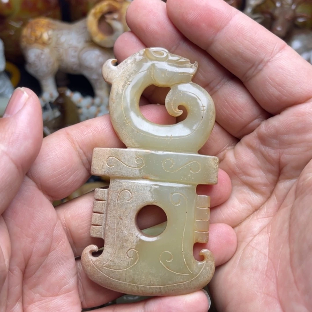 【闪购商品】和田玉挂件未镶嵌老*