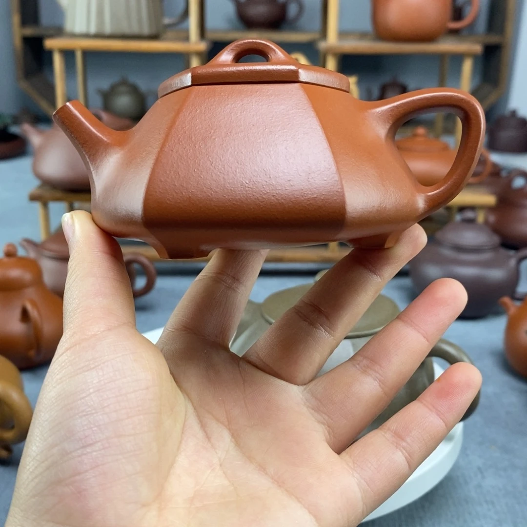 紫砂茶壶六方子冶
