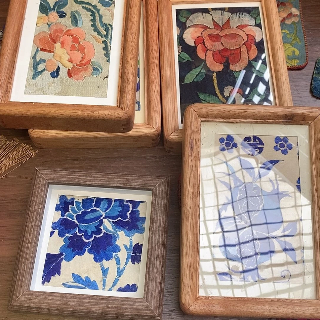 悦****刺绣老绣手工刺绣相框