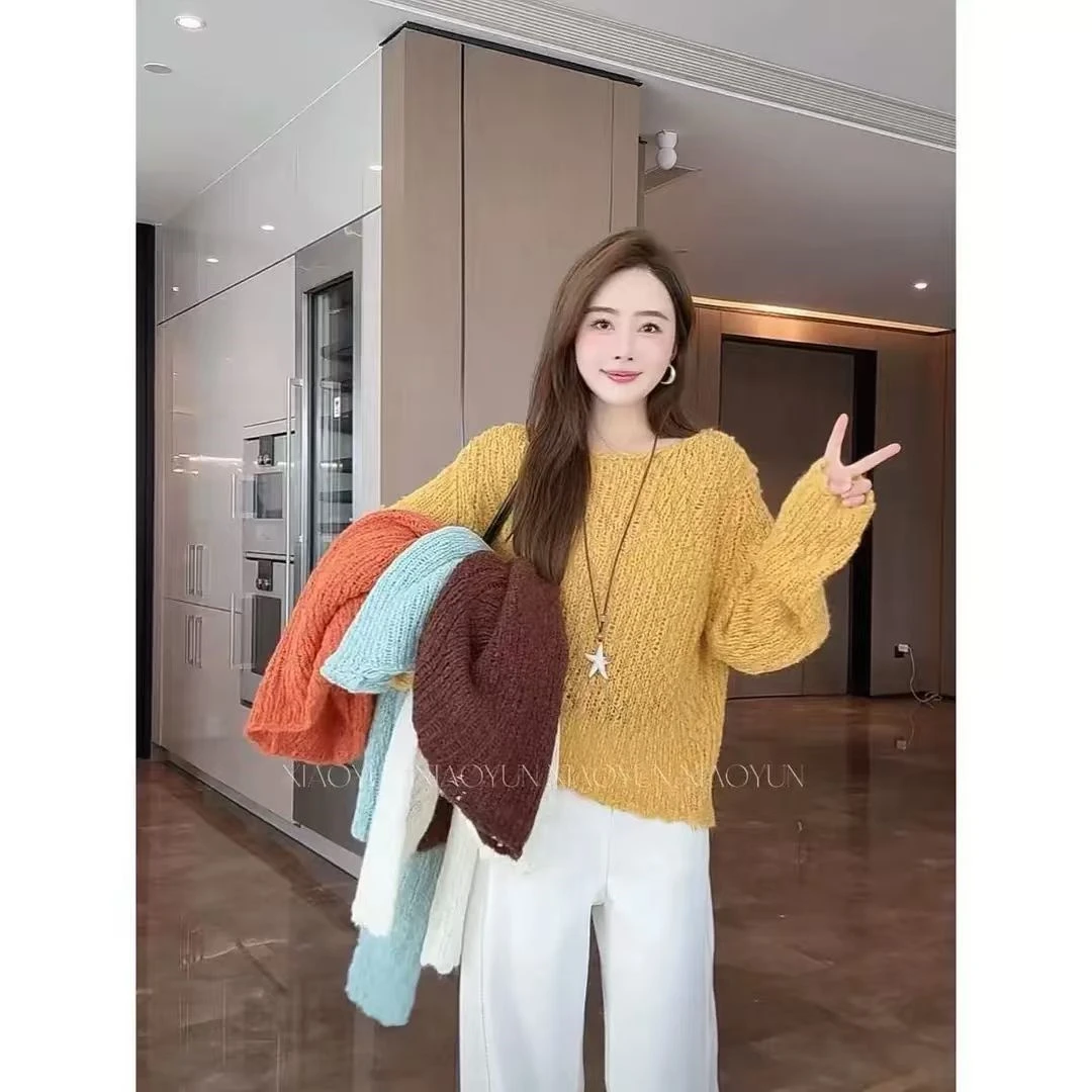 【针织林格】2025新款气质时尚针织衫+新款气质时尚休闲裤BB50334