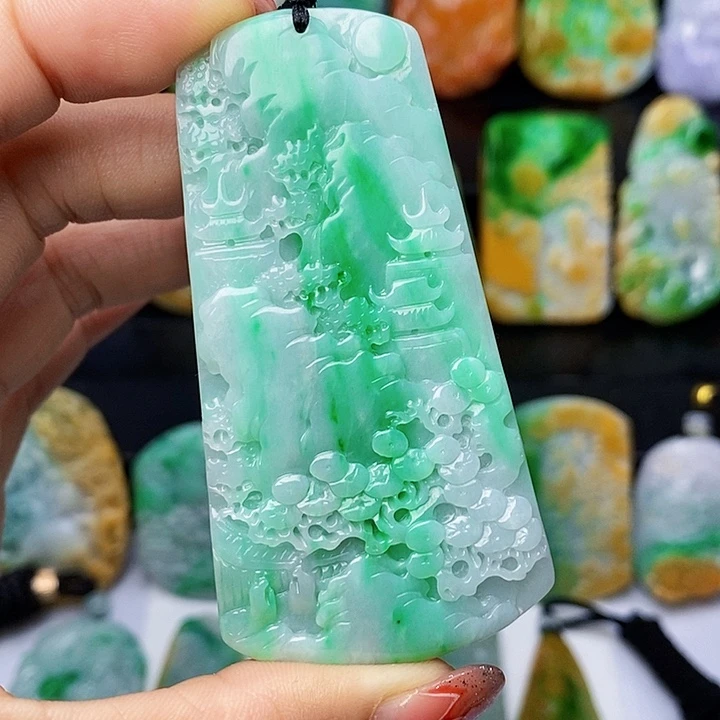 定制翡翠未镶嵌翡翠A货一物一证
