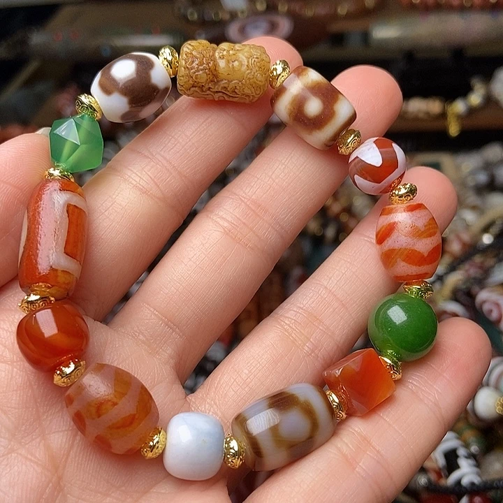 玛瑙/玉髓未镶嵌手链