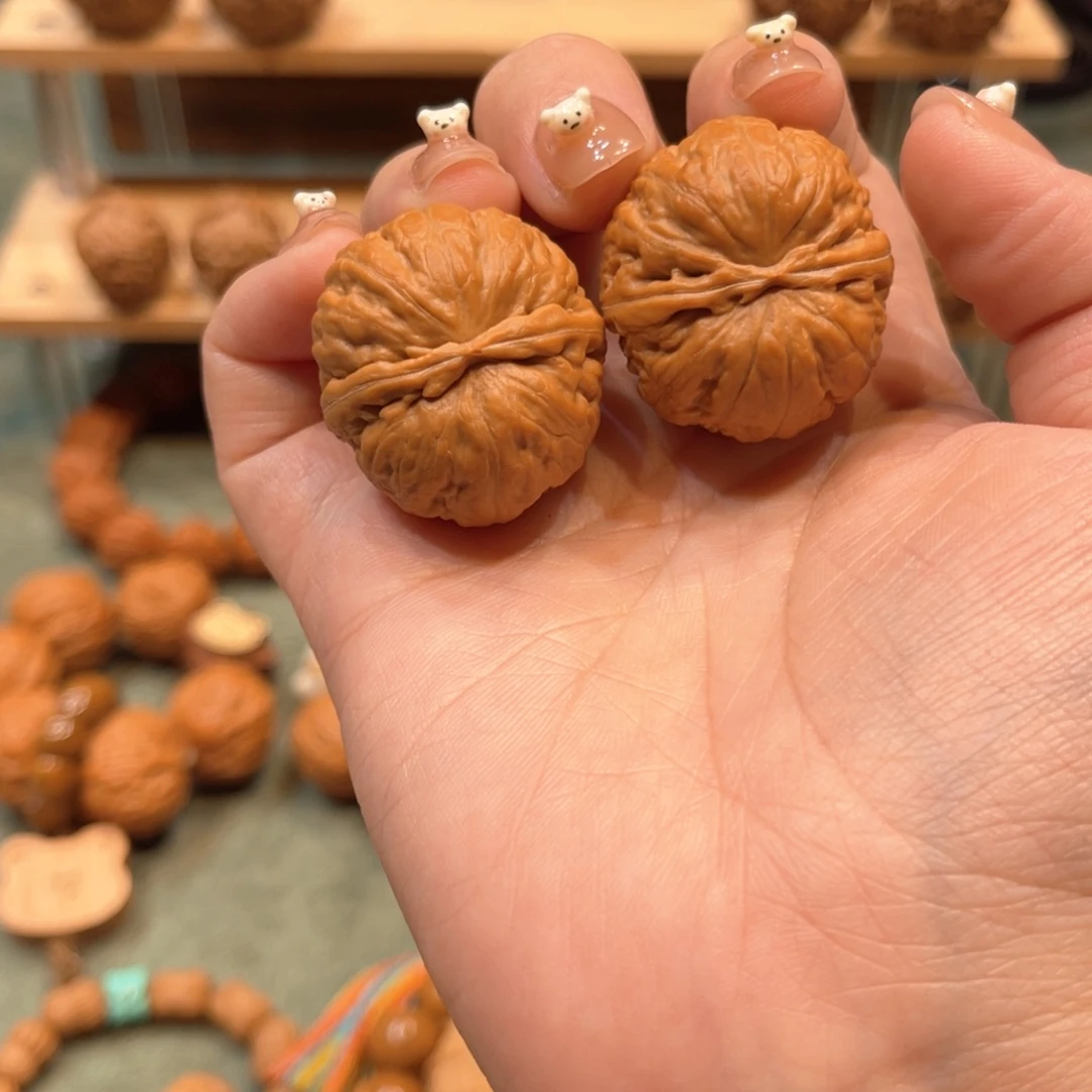 文玩核桃把件南瓜元宝