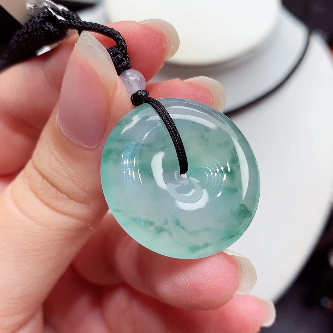 翡翠未镶嵌颈饰翡翠98，26.3/6.1