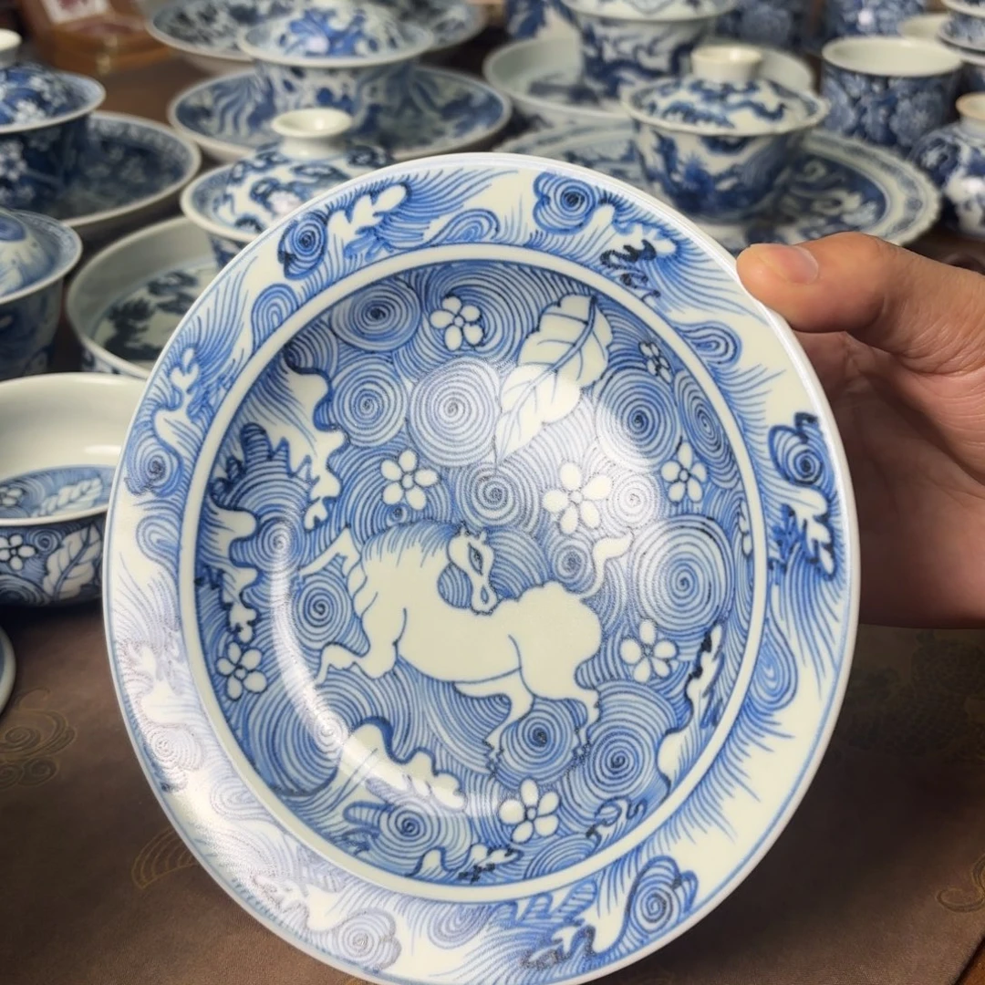 陶摆件景德镇手绘茶器