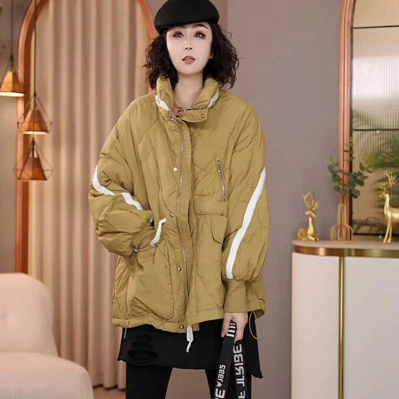 8580冬季新款韩版2024宽松休闲时尚短款羽绒服女