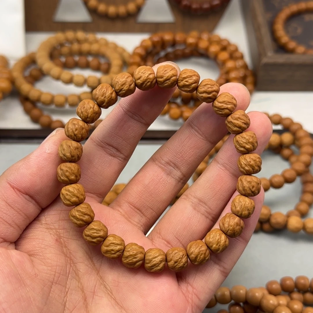 猴头核桃手串全品无瑕混元珠9+尺寸