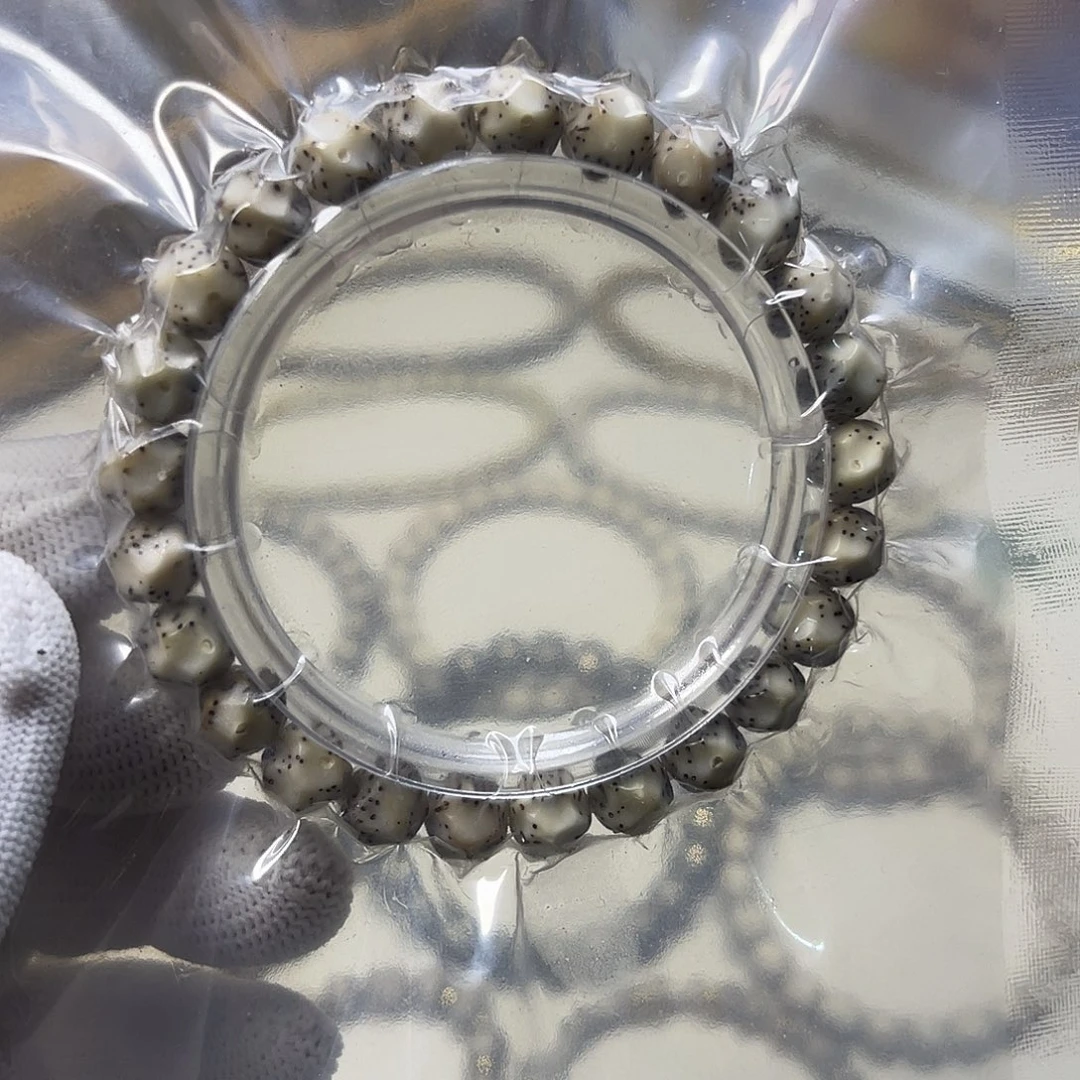 手串星月菩提9改满工无相黑星老料正月大留白