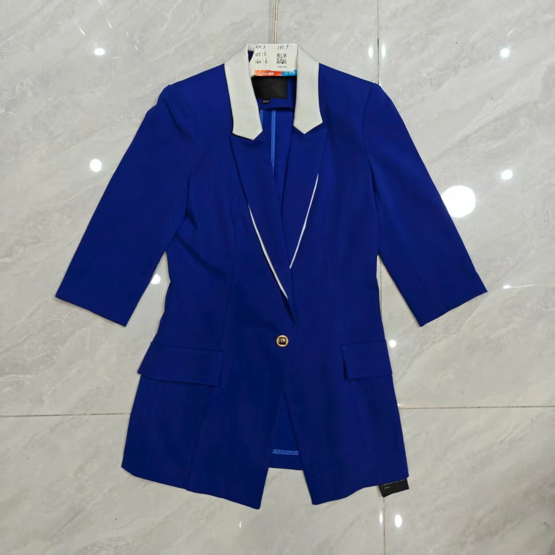 1376#1375#1374西服时尚西装中袖平驳领修身常规款常规气质千金风