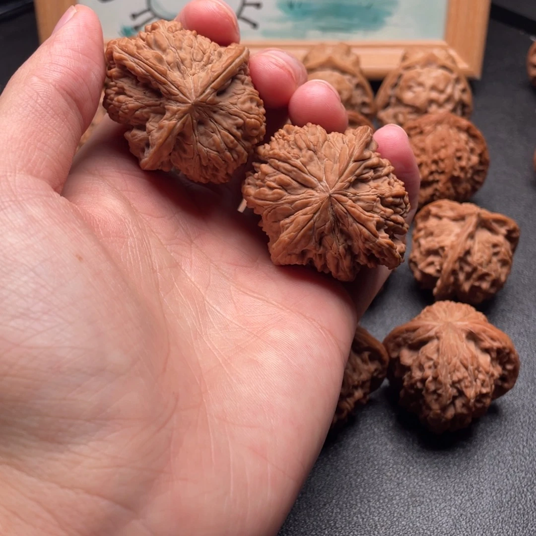 文玩核桃把件满天星丁字