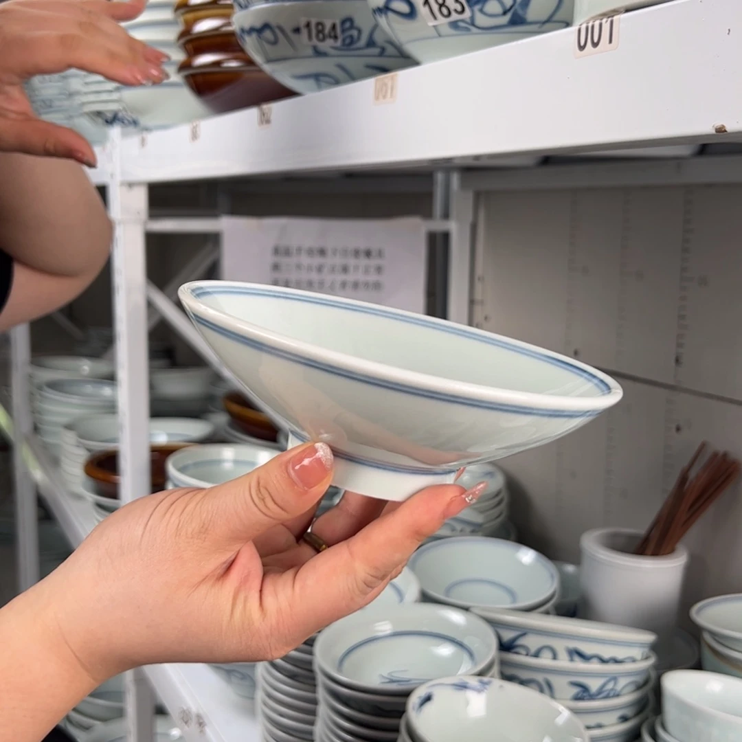 碗微瑕双线6寸高足斗碗（单只装）