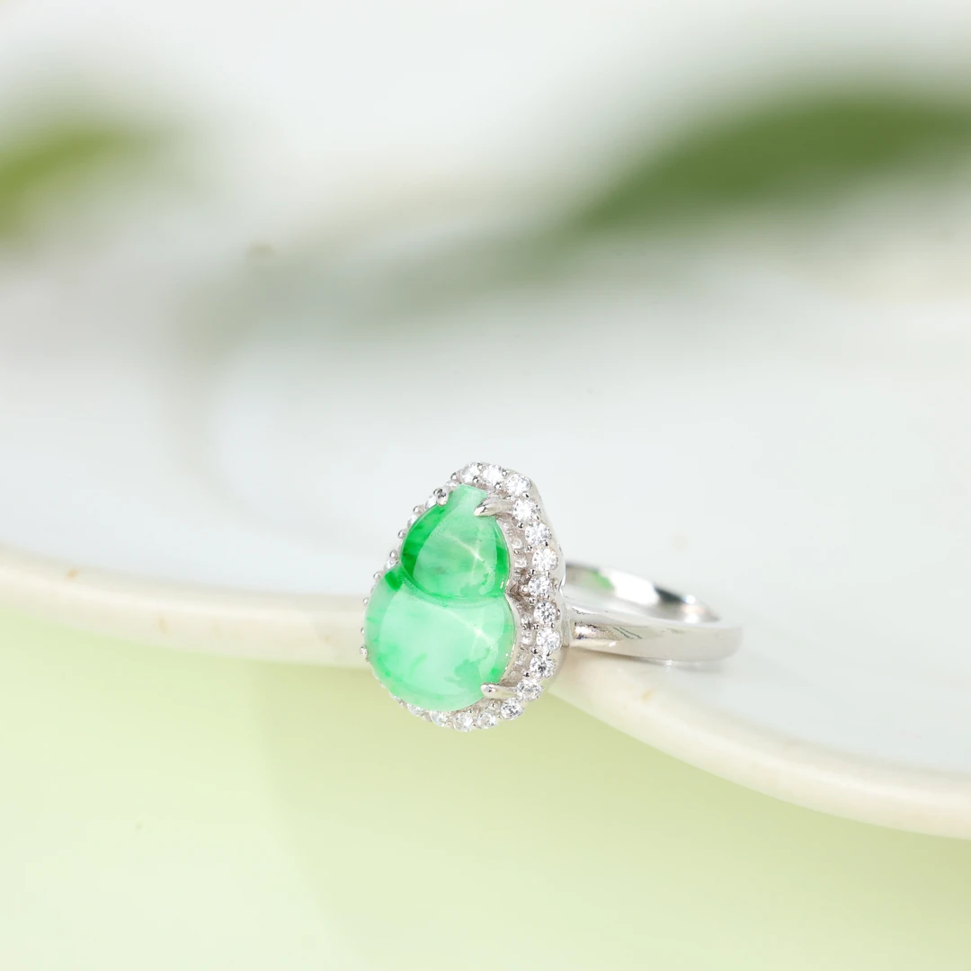 【央博玉】925银翡翠戒指-YB78220086-多样性发一|CXQ21