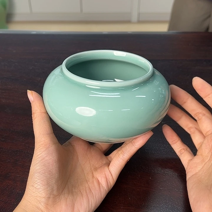 龙泉云间青瓷小米茶器