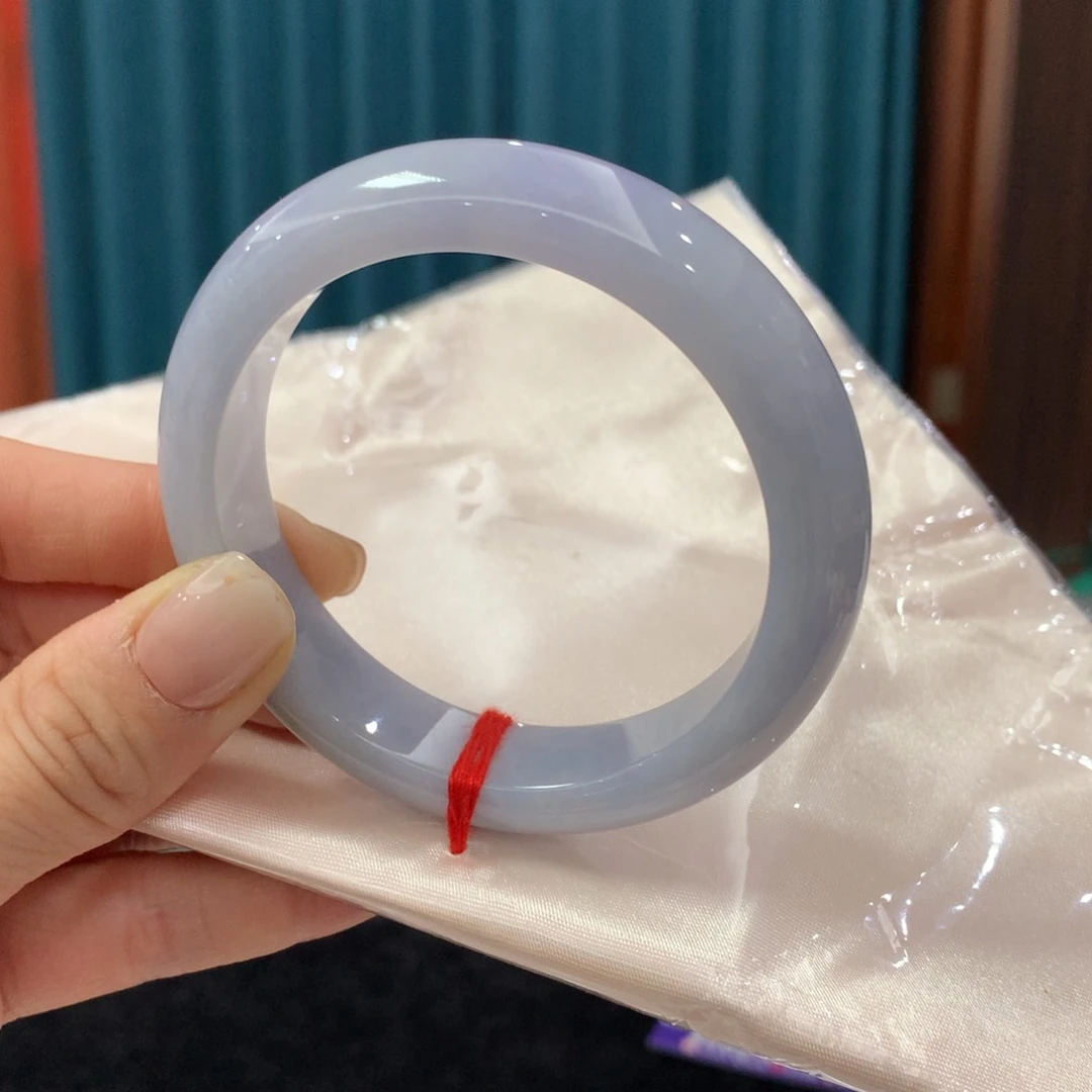 未镶嵌手镯翡翠完美者慎拍 圈口57.5