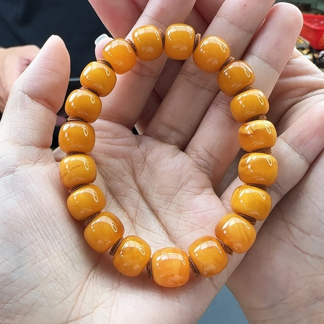 手链琥珀未镶嵌11M 特价清仓