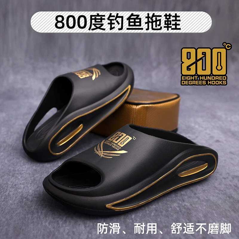 户外防水防臭钓鱼拖鞋大码钓鱼拖鞋耐磨夏天厚底防滑凉鞋舒适舒适