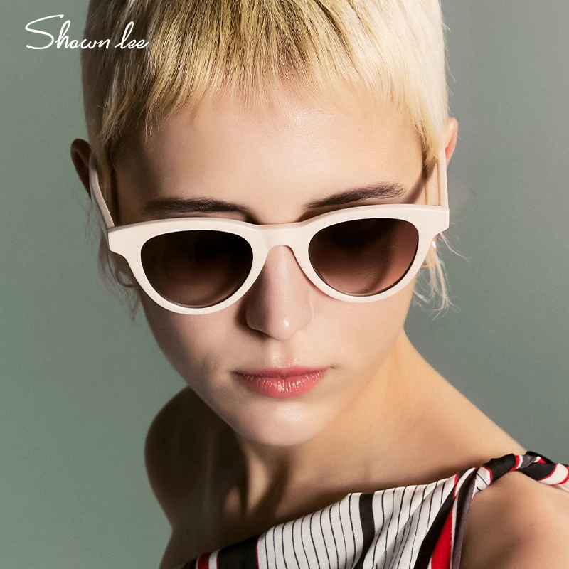 Shawnlee新款GM黑框墨镜女海边防晒ins风防紫外线太阳眼镜遮阳镜