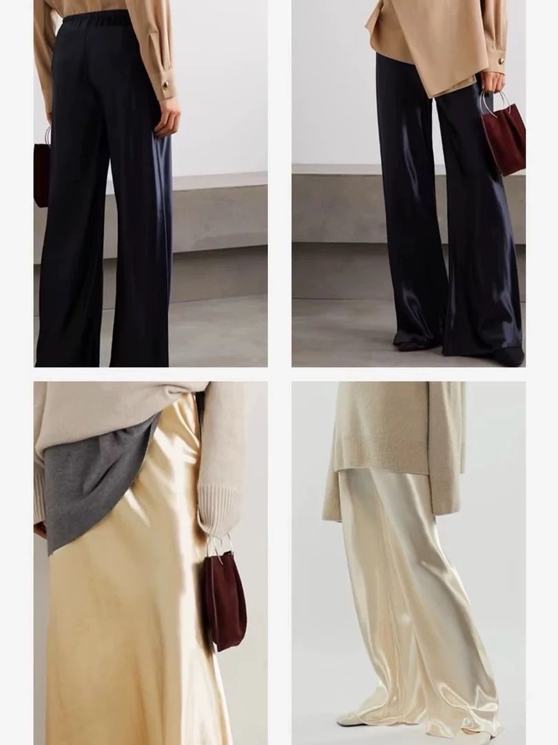 row弹力腰围醋酸裤GALA神裤