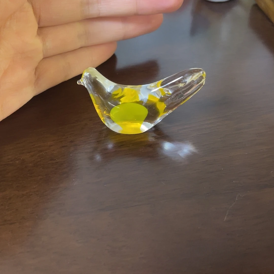 有机玻璃小鸟琉璃筷置摆件9