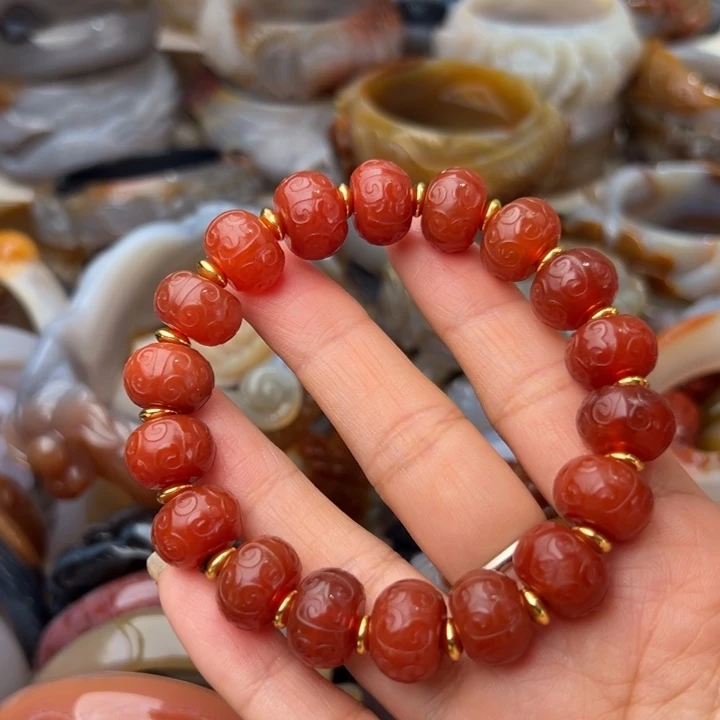 玛瑙/玉髓未镶嵌手链