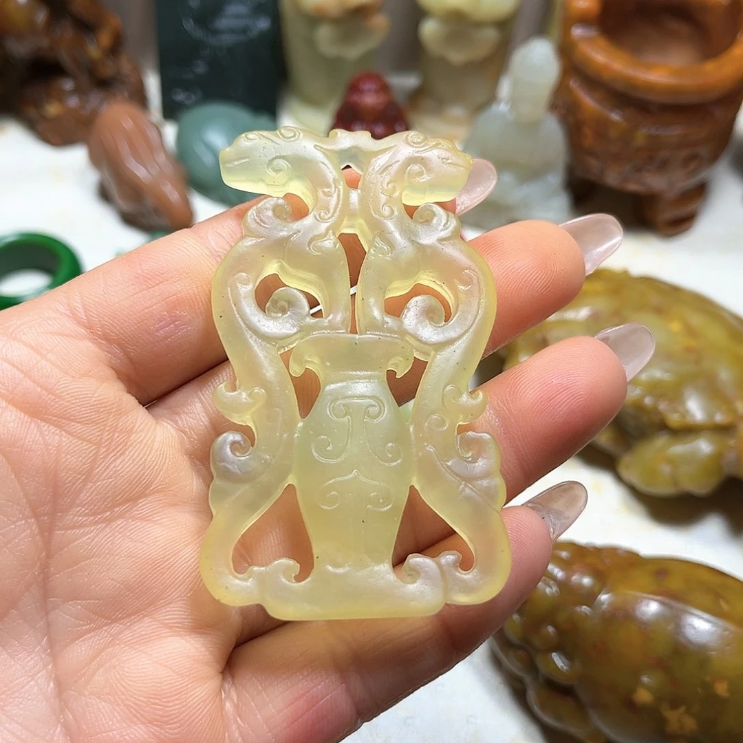 白玉菩提吊坠白玉菩提吊坠