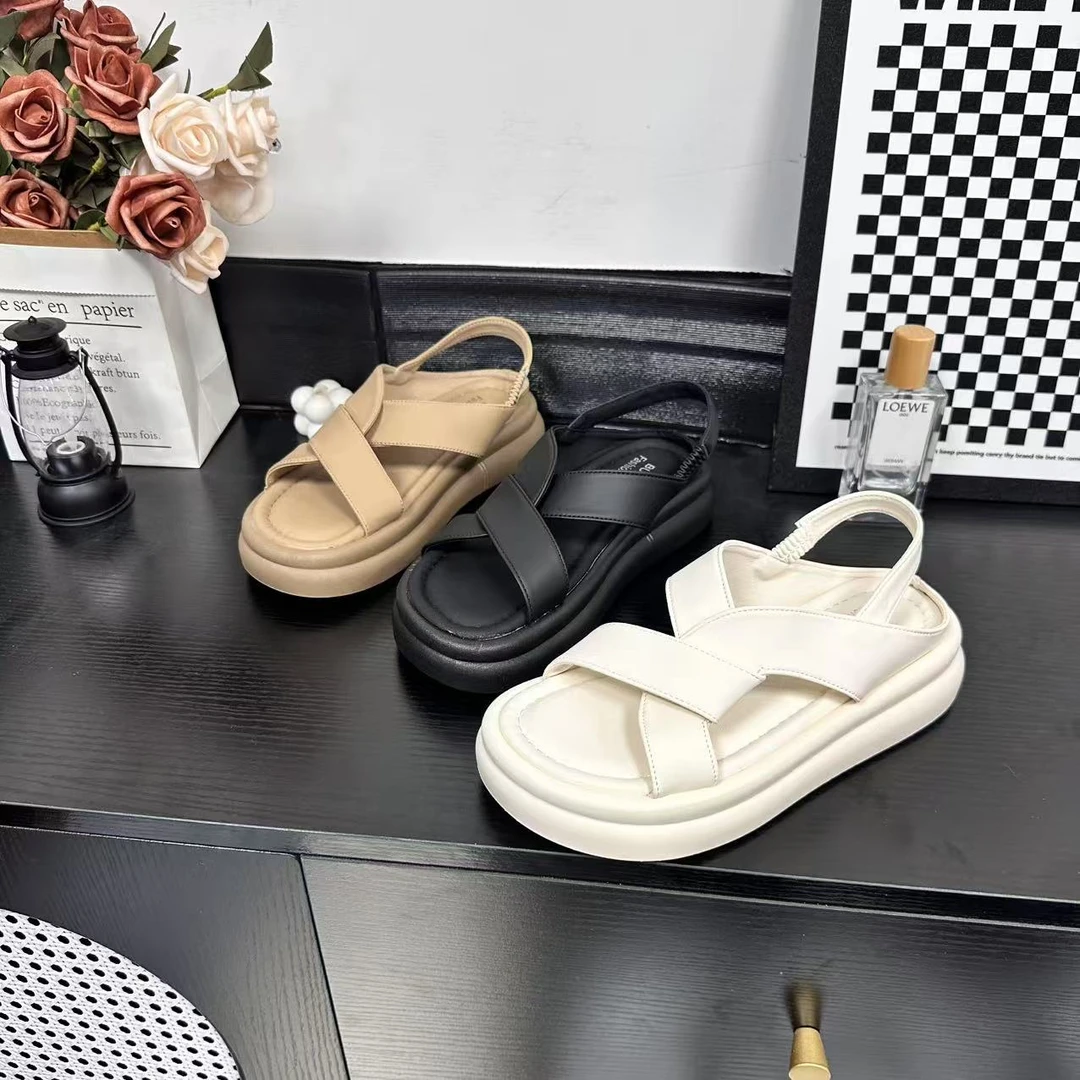夏季新品经典时尚百搭休闲麻花凉鞋女气质软底冷粘工艺168