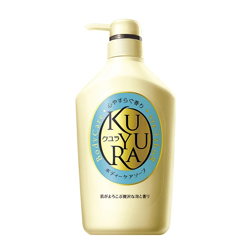 日本进口资生堂可悠然美肌沐浴露 恬静清香 550ml