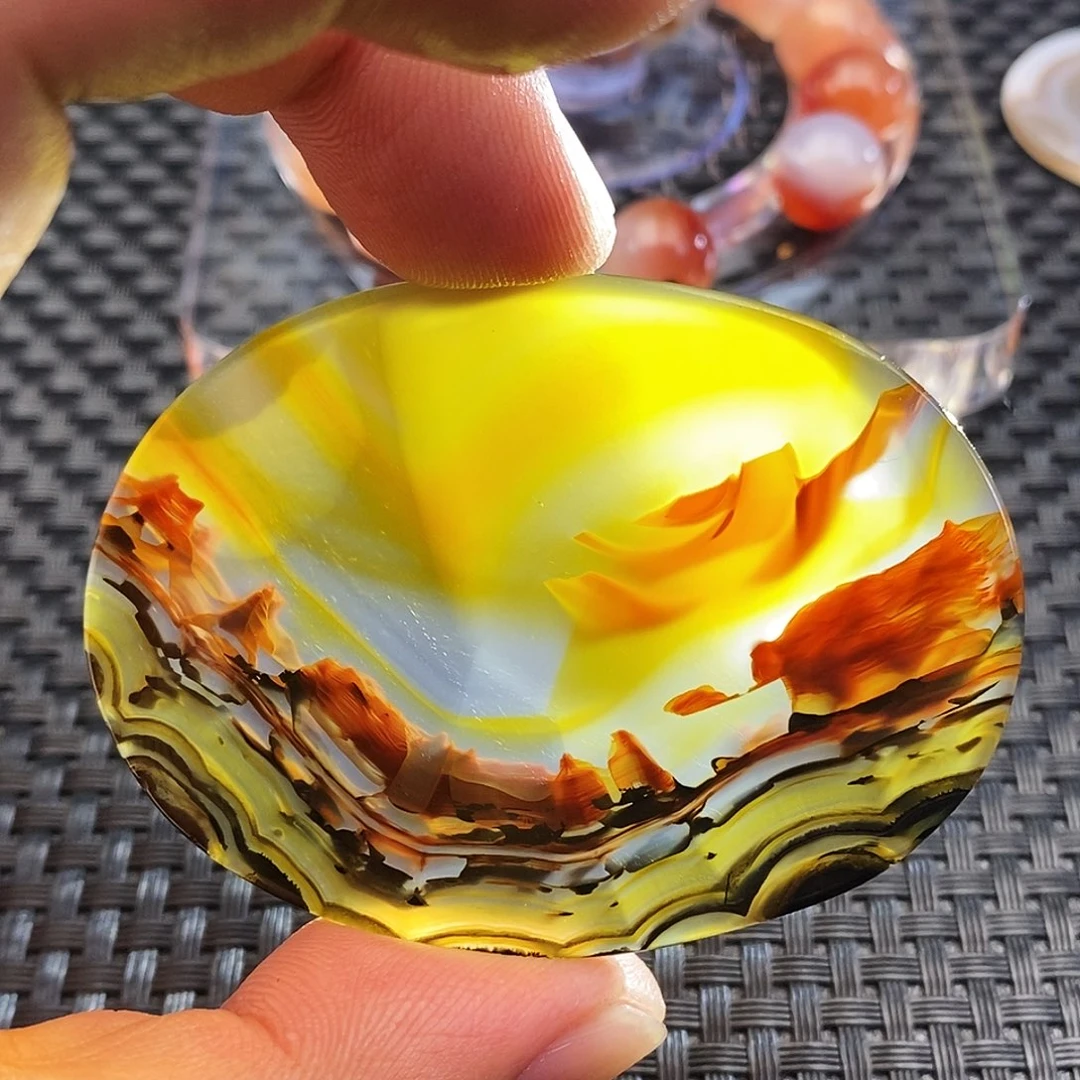 玛瑙/玉髓未镶嵌吊坠(不含链)97