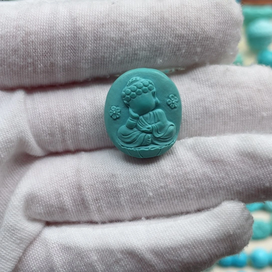 未镶嵌绿松石珠宝奇石