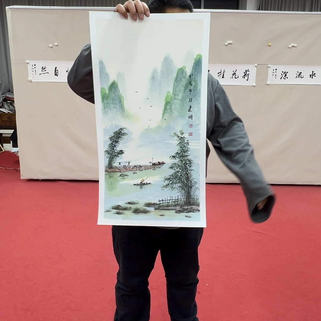 国画童建明老师艺术精品