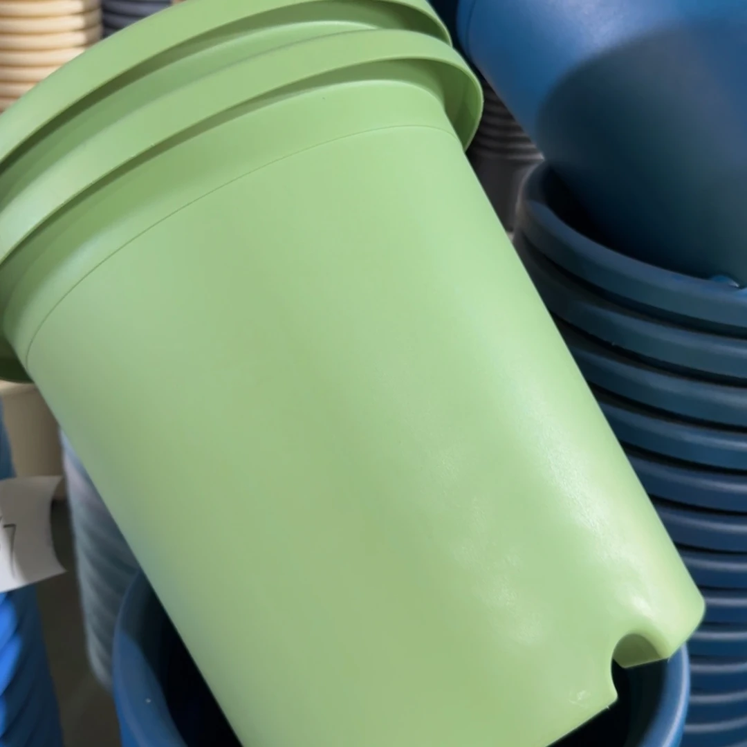 微瑕7#口径33高33无拖新绿色6个