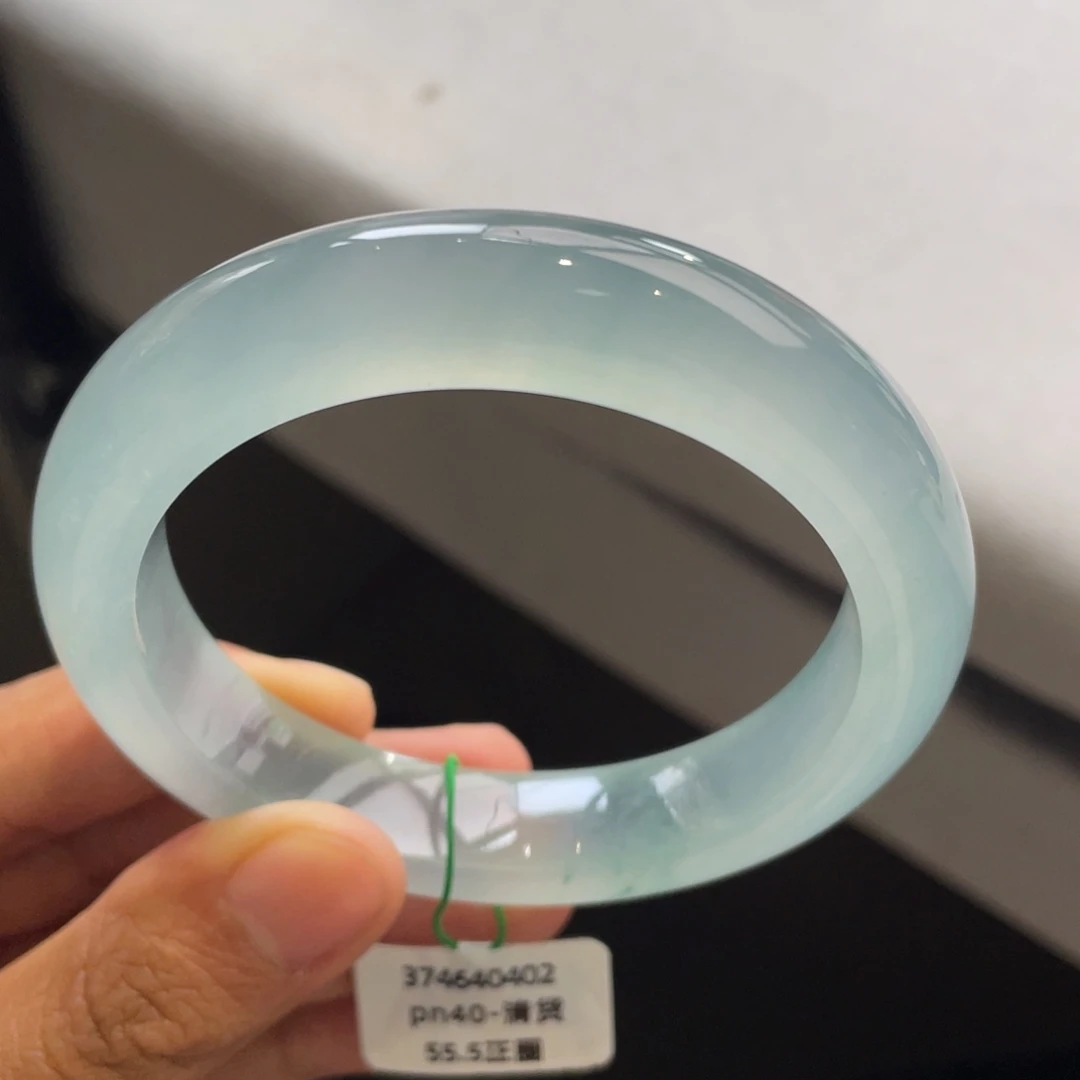 翡翠未镶嵌手镯起光冰胶晴底手镯【强推】