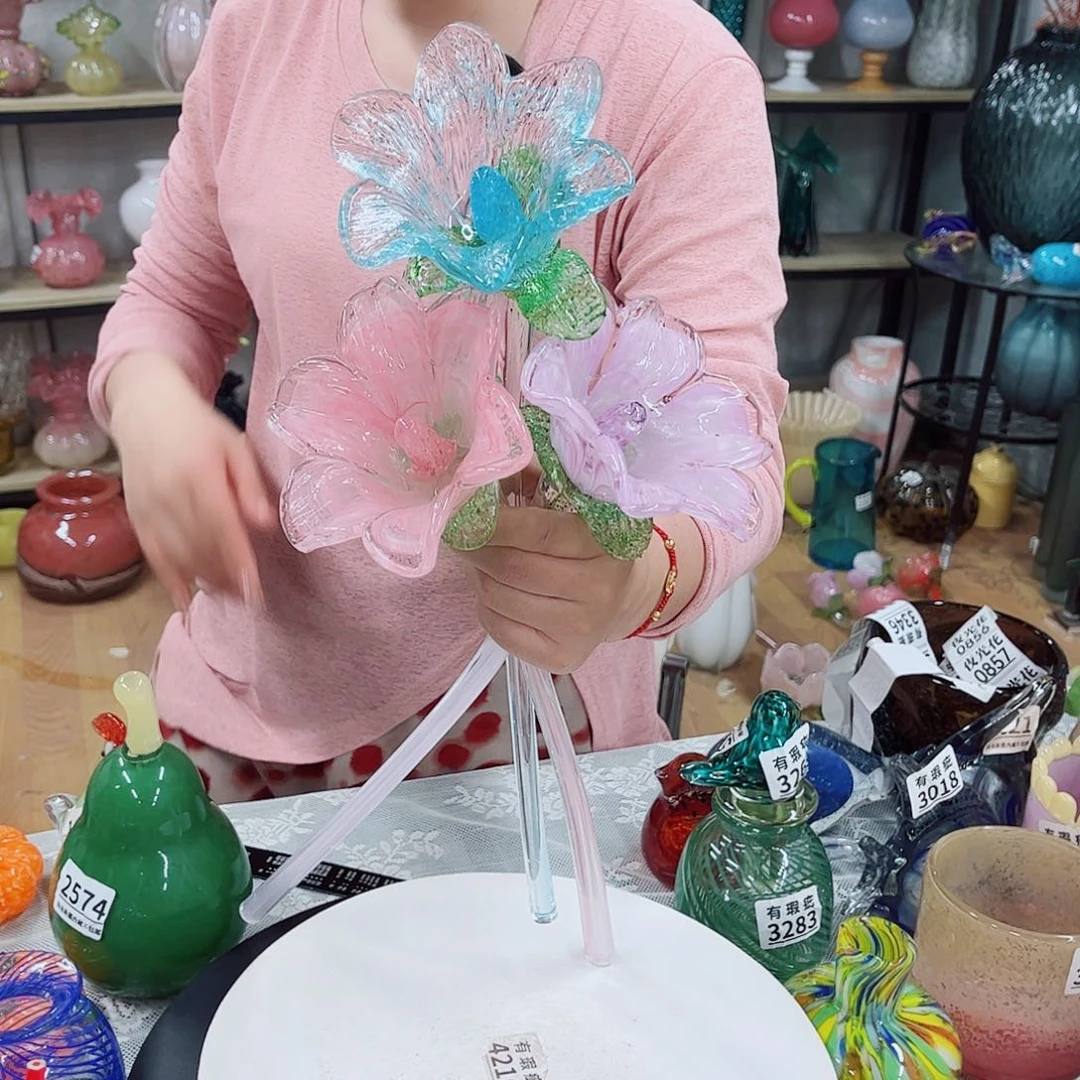 3朵花 家悦花瓶摆件