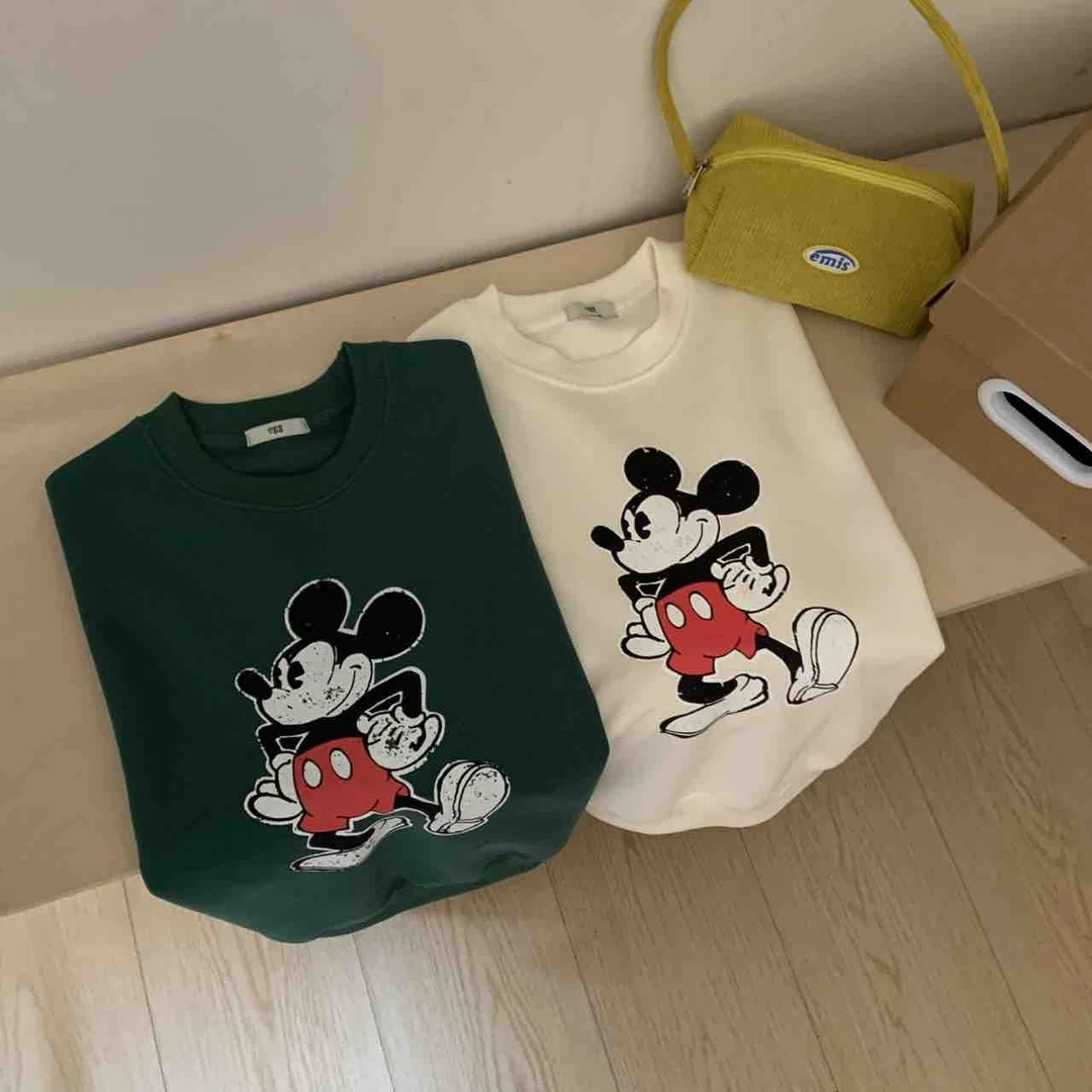 9639韩代 掐腰米奇卫衣