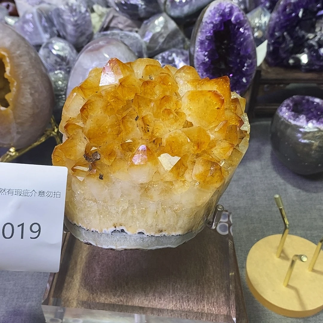 紫晶珠宝半成品未镶嵌