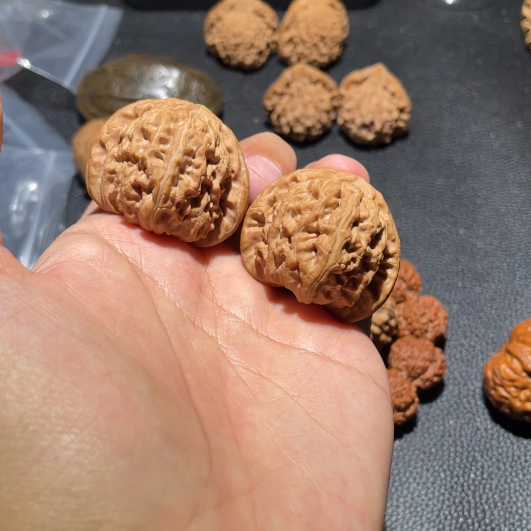 吊坠文玩核桃白狮子