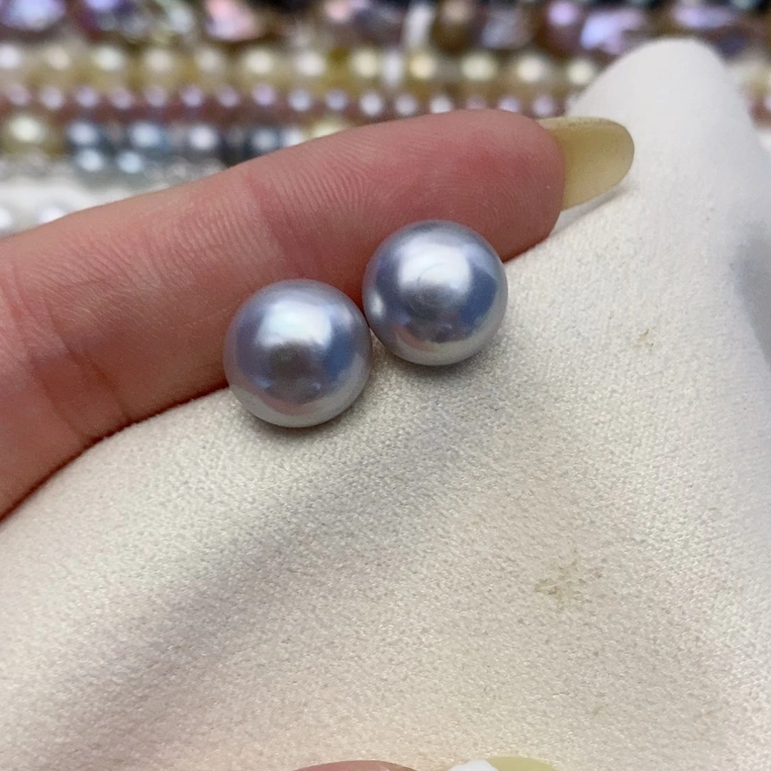 【闪购商品】银S925镶嵌淡水珍珠耳饰