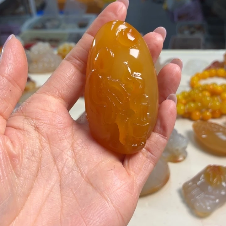 玛瑙/玉髓未镶嵌吊坠(不含链)