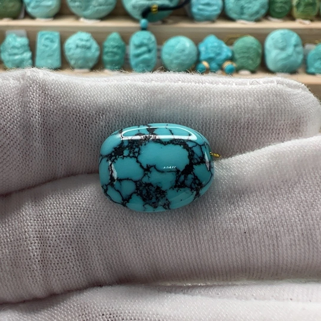 未镶嵌绿松石随形 13.4mm