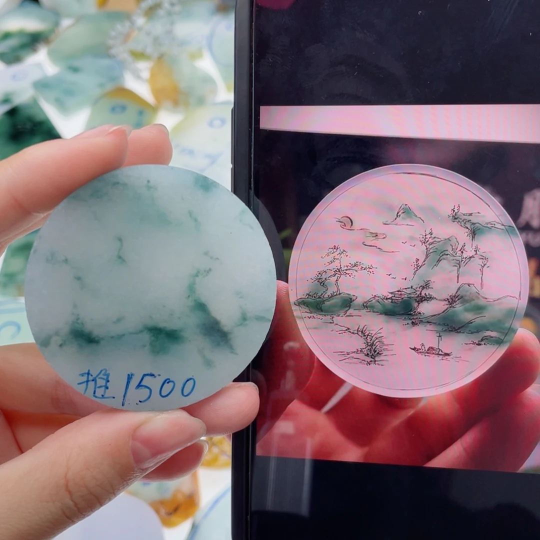 定制翡翠未镶嵌纯天然缅甸A货翡翠