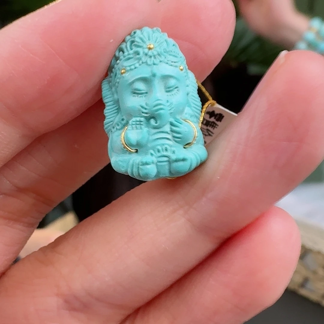 绿松石珠宝奇石未镶嵌