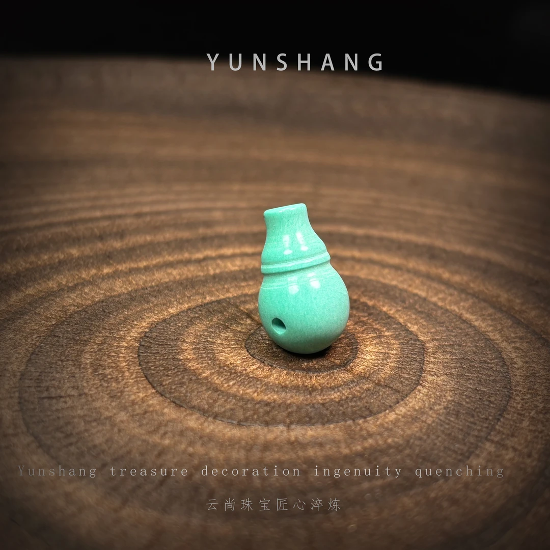 1210文玩一体三通10mm天空蓝蒙松神器星月猴头椰蒂手持配饰配饰