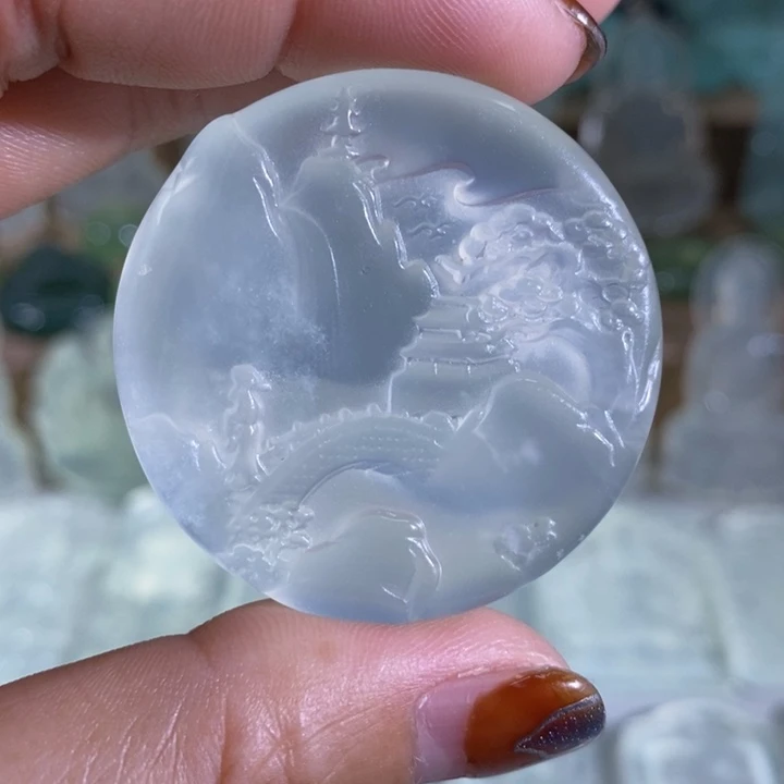 岫玉吊坠未镶嵌吊坠