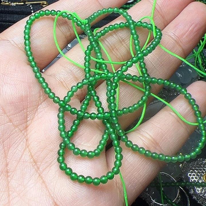 快***娃翡翠未镶嵌手链翡翠