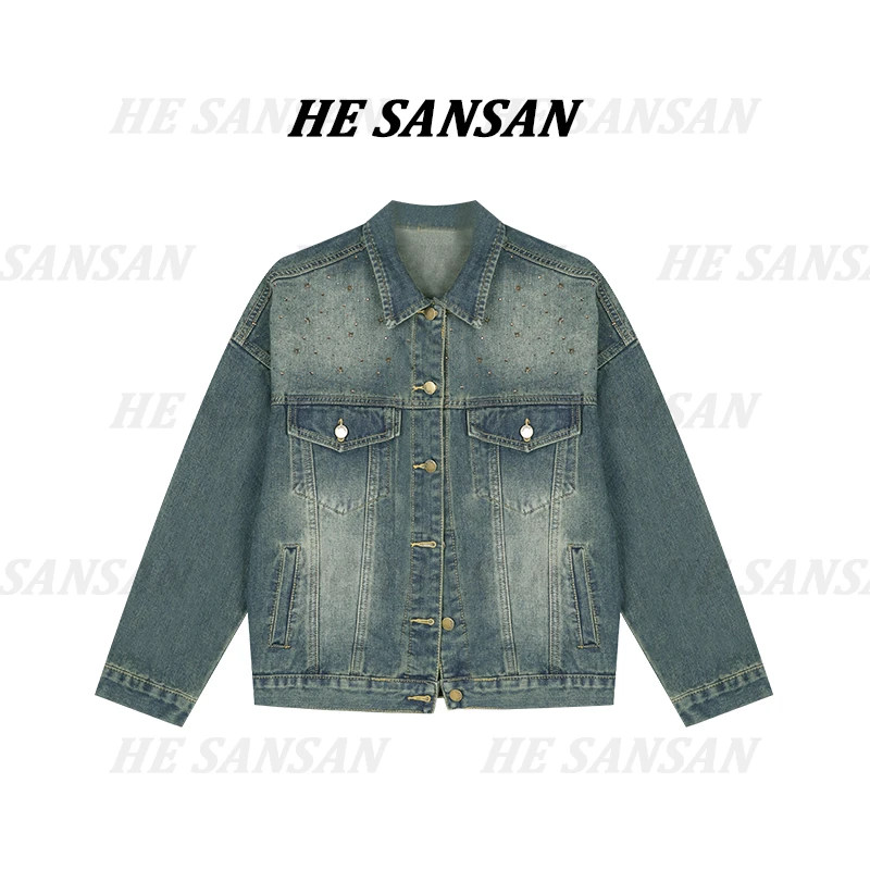 【SANSAN】高质水洗百搭轻奢时尚牛仔外套DY-3530
